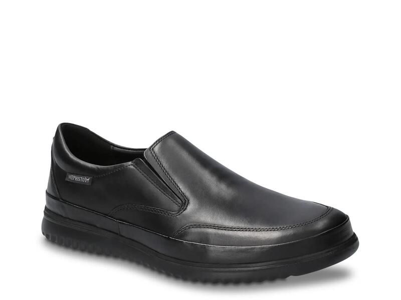 メフィスト メンズ シューズ スリッポン・ローファー Mephisto Twain SlipOn Black ブラック