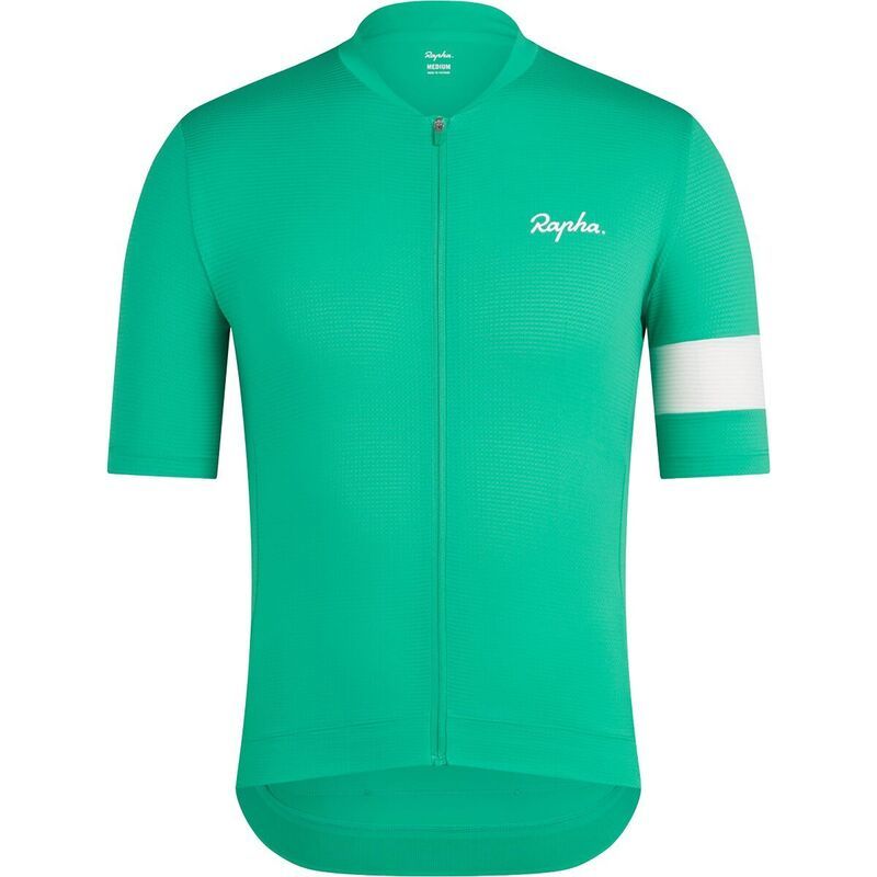 ラファ メンズ トップス Tシャツ ジャージー Rapha Core Lightweight Jersey Mens Fresh GreenWhite ホワイト