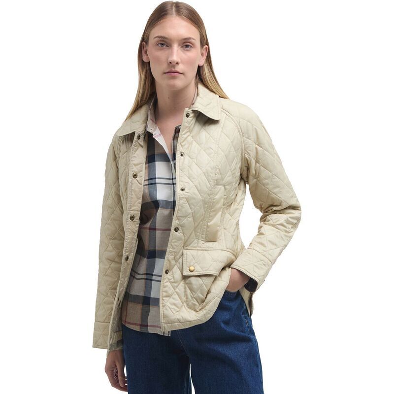 バブアー レディース アウター ジャケット・ブルゾン Barbour Summer Beadnell Quilt Jacket Womens Pearl パール