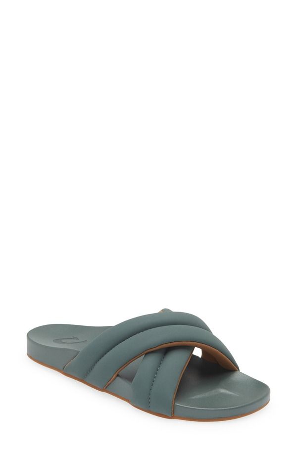オルカイ レディース シューズ サンダル OluKai Hila Wateresistant Slide Sandal Star Pine Star Pine