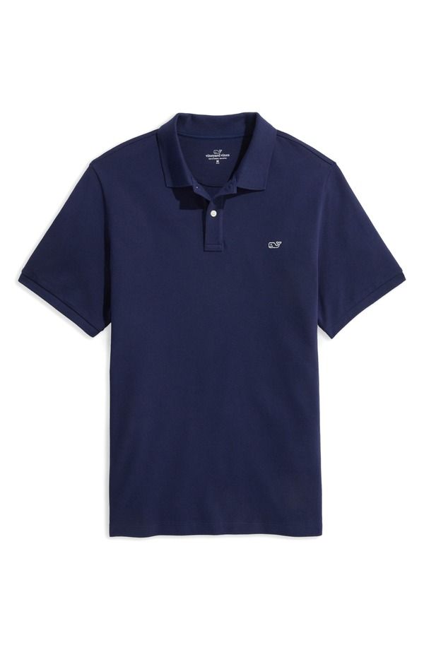 ヴァインヤードヴァインズ メンズ トップス ポロシャツ vineyard vines Heritage Piqu Polo Nautical Navy ネイビー