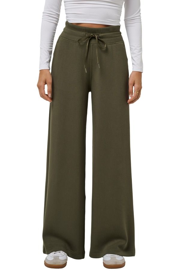トラビスマヒュー レディース ボトムス レギンス ワイドレッグ パンツ TravisMathew Skyloft Soft Wide Leg Pants Grape Leaf グレープ