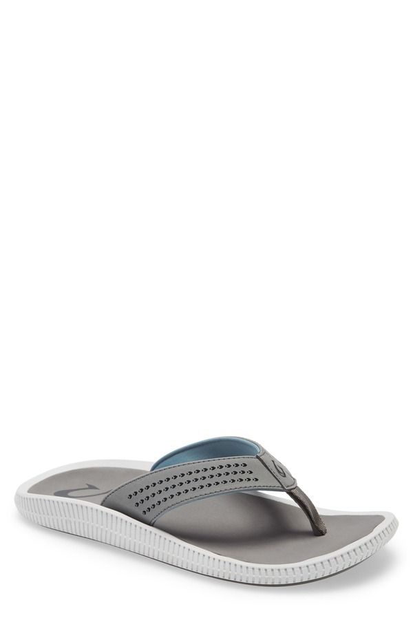 オルカイ メンズ シューズ サンダル OluKai Ulele Flip Flop Stone Stone ストーン