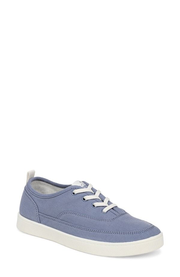 バイオニック レディース シューズ スリッポン・ローファー スニーカー レース Vionicobalt LaceUp Sneaker Dark Denim Canvas デニム