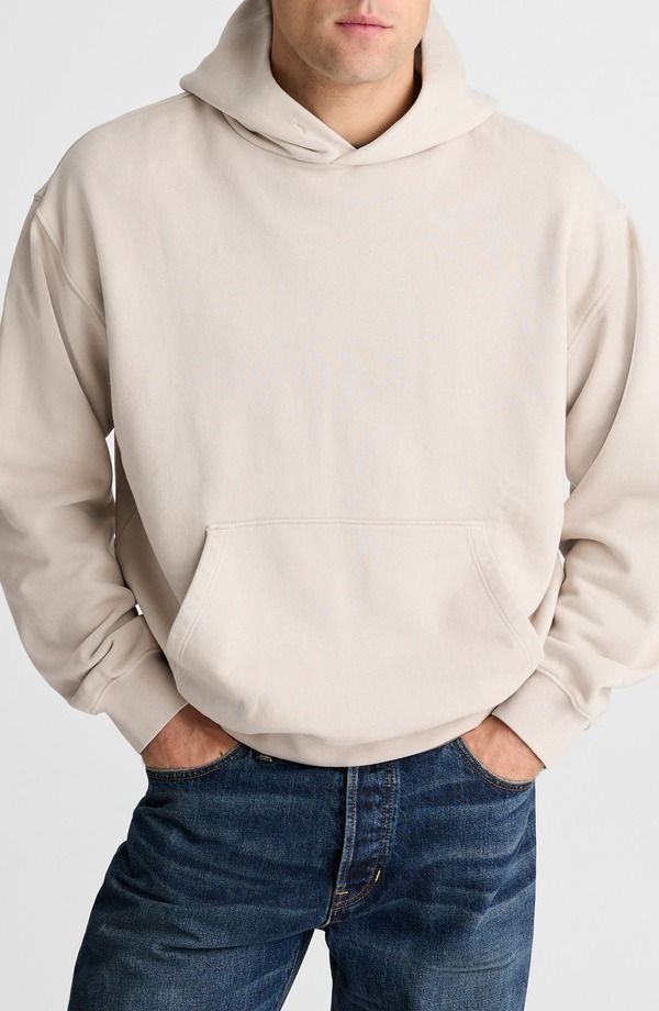 メイドウェル メンズ アウター パーカー・スウェット パイル Madewell Woodland Brushed Terry Hoodie Bleached Canvas