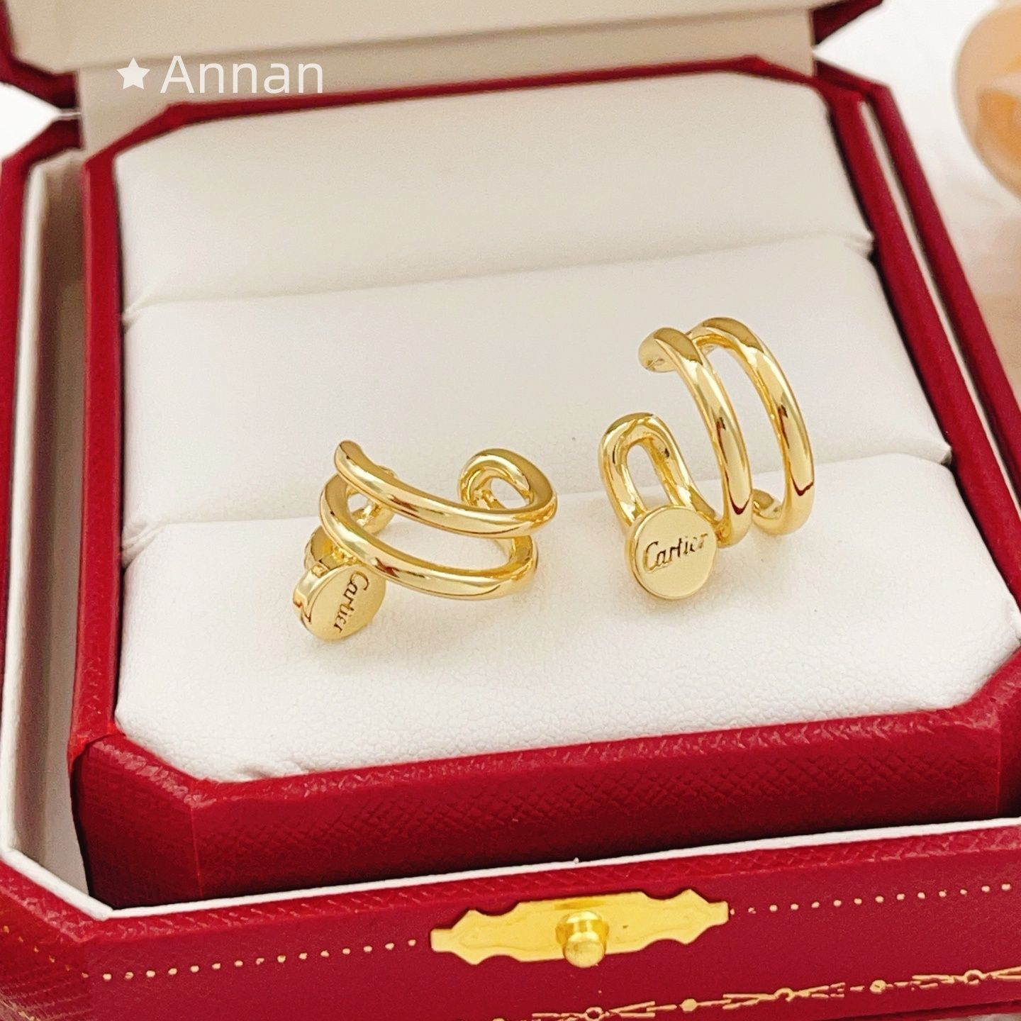 人気商品 ★★ 新品 CARTIER カルティエ ピアス レディース 結婚式 卒業式 清楚 イベント 入学式