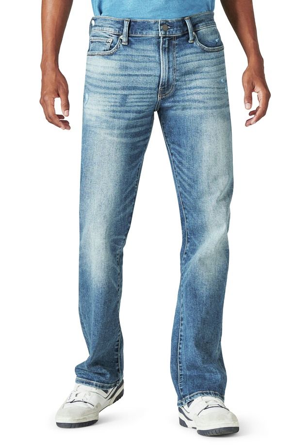ラッキーブランド メンズ ボトムス デニムパンツ ブーツカット ブーツ ジーンズ Lucky Brand Easy Rider Bootcut Jeans Glimmer