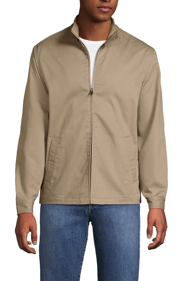 ランズエンド メンズ アウター ジャケット・ブルゾン Lands End Travel Kit Harrington Jacket Khaki カーキ