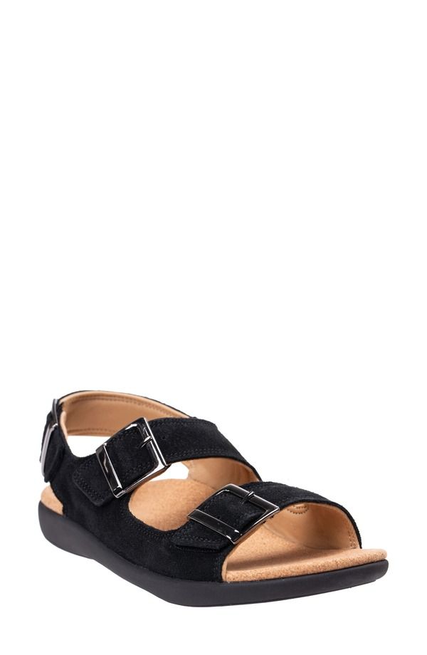 レヴィタライン レディース シューズ サンダル Revitalign Roma Backstrap Sandal Black ブラック
