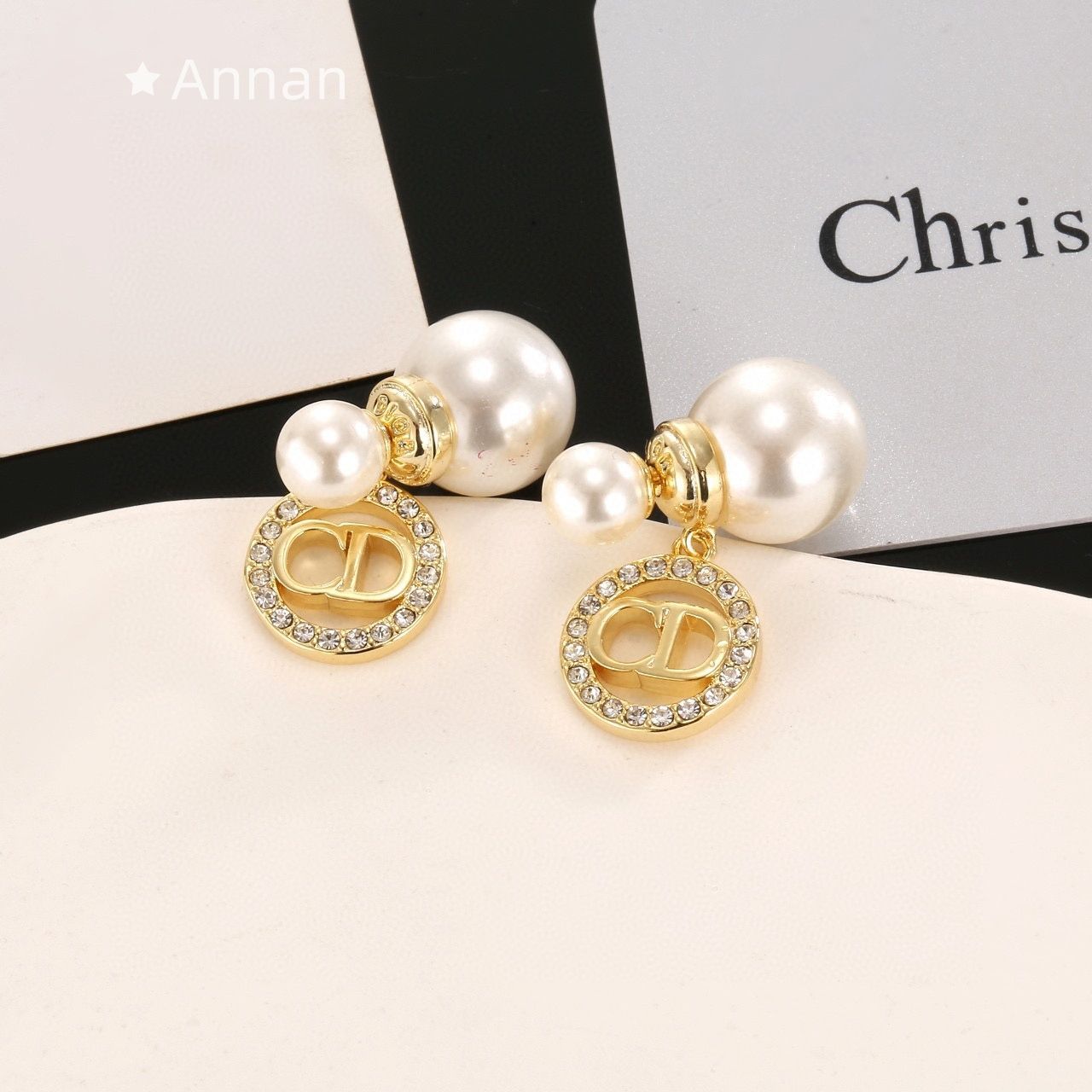 激レア 超美品 新品！新品 CHRISTIAN DIOR クリスチャン ディオール ピアス レディース 結婚式 卒業式 清楚 イベント 入学式