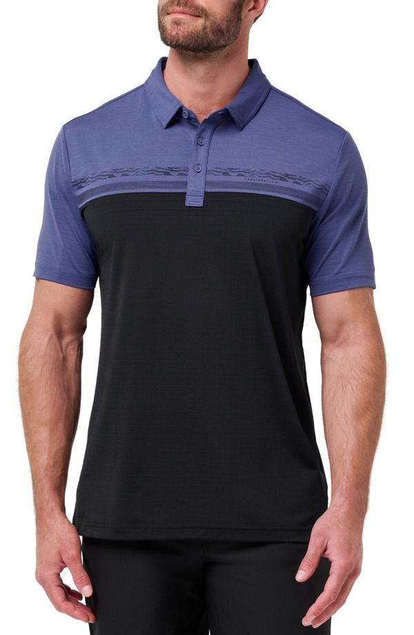 トラビスマヒュー メンズ トップス ポロシャツ TravisMathew Perspective Shift Polo Marlin