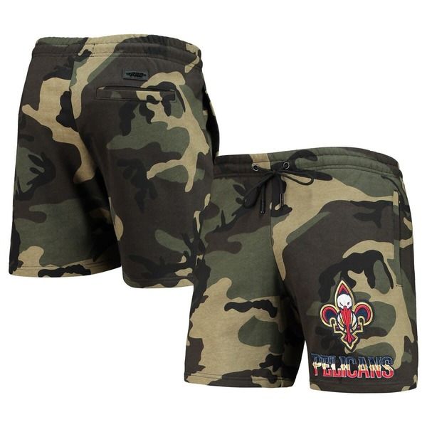 プロスタンダード メンズ ボトムス ハーフパンツ・ショーツ ショートパンツ Mens Pro Standard Camo New Orleans Pelicans Team Shorts Camo