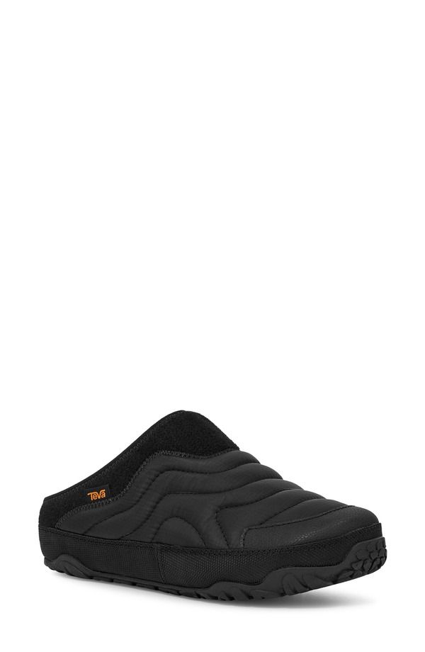 テバ レディース シューズ サンダル キルティング Teva ReEmber Terrain Quilted Waterepellent Mule Black ブラック