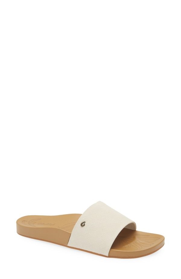 オルカイ レディース シューズ サンダル OluKai Kipeaa Pono Slide Sandal Tapa Crosshatch