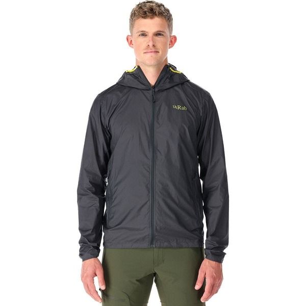 ラブ メンズ アウター ジャケット・ブルゾン フーデッドジャケット Rab Vital Windshell Hooded Jacket Mens Graphene