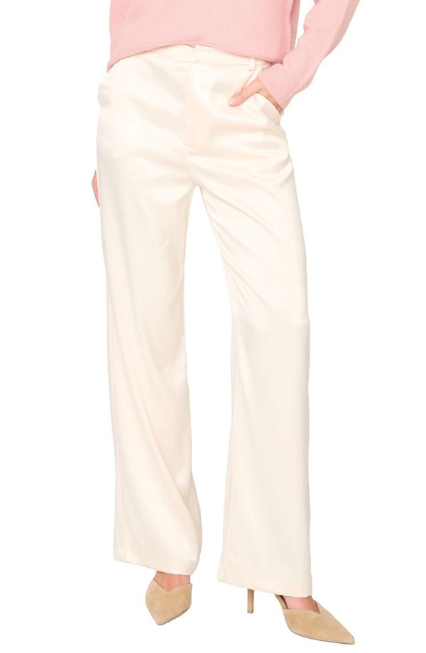 ギブソンルック レディース ボトムス レギンス ワイドレッグ パンツ サテン GIBSONLOOK Lindsey Wide Leg Satin Pants Lightaupe トープ 25,012円