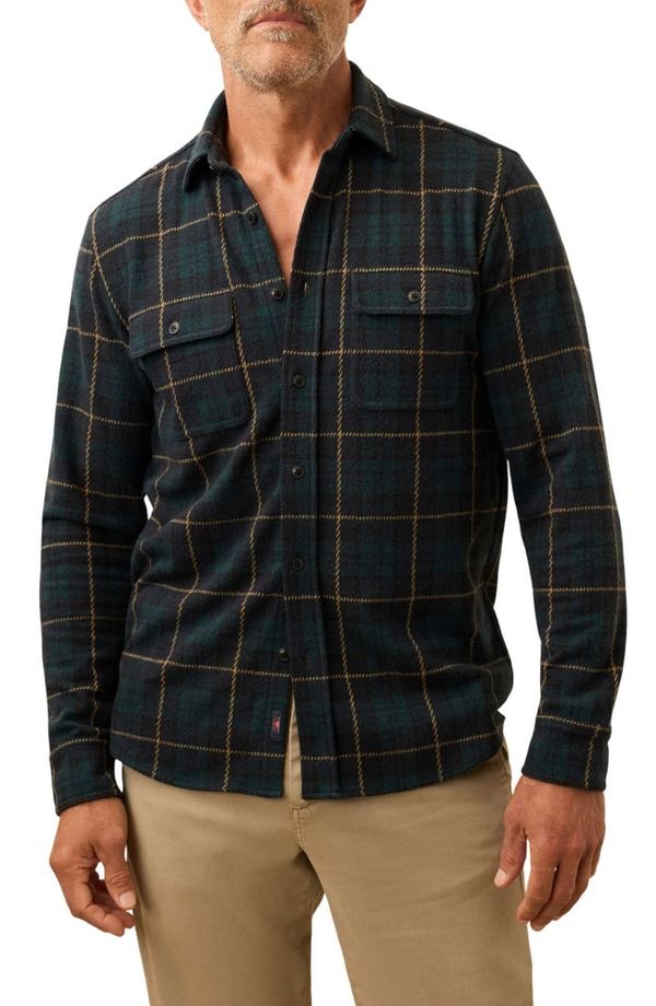 ファレティ メンズ トップス シャツ Faherty Legend ButtonUp Shirt Lodge Blackwatch Plaid チェック