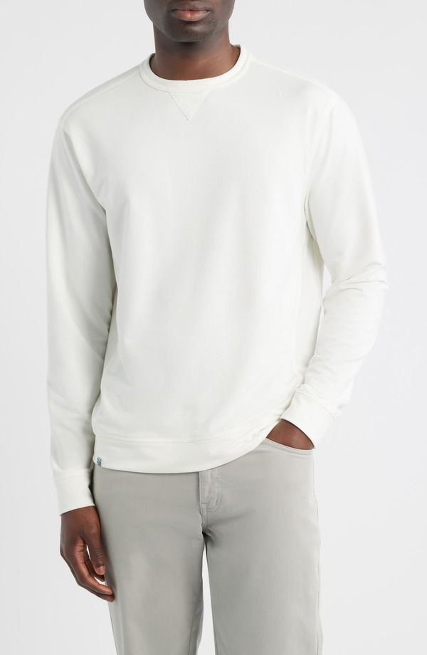 ジョニー オー メンズ アウター パーカー・スウェット クルーネック シャツ johnnieO Willard Crewneck Sweatshirt Sandollar サンド 23,616円