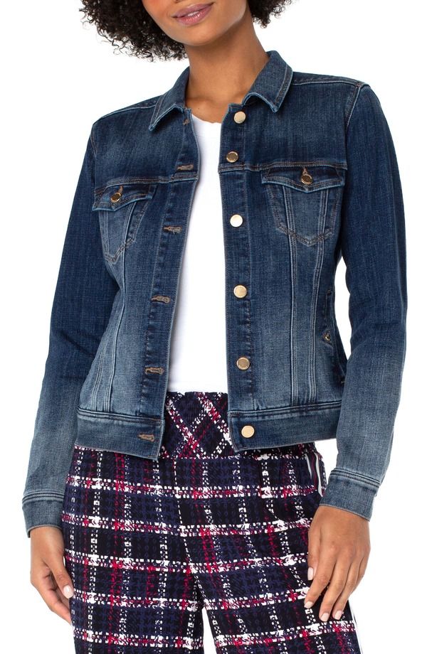 リヴァプール ロサンゼルス レディース ボトムス デニムパンツ ジャケット Liverpoolos Angeles Classic Denim Jacket Glenrock デニム