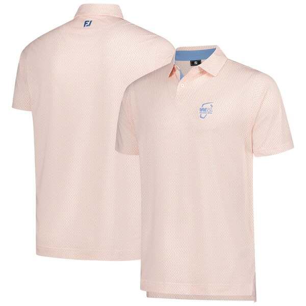 フットジョイ メンズ トップス シャツ プリント FOOTJOY Mens White 2025 WM Phoenix Open Irongate Print Lisle Polo White ホワイト