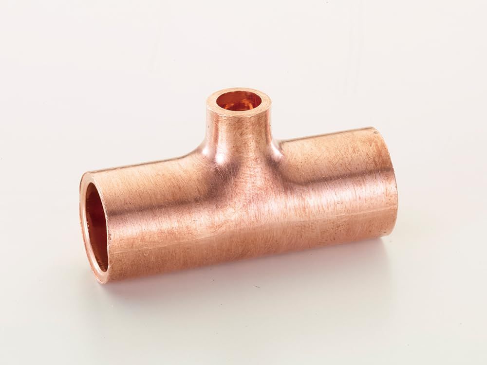 新品 イチネンTASCO CO2銅管継手 異径銅チーズ TA128TD-556