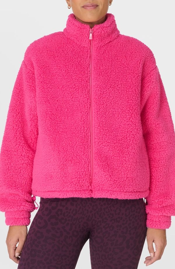 スウェッティベティ レディース アウター パーカー・スウェット フリース ジャケット Sweaty Betty Canyon Front Zip High Pile Fleece Jacket Beet Pink ピンク 24,708円