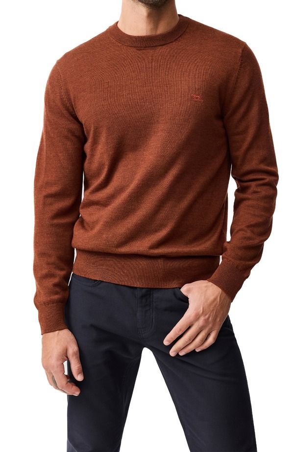 ロッドアンドグン メンズ アウター パーカー・スウェット ウール セーター Rodd Gunn York Bay Merino Wool Sweater Burnt Orange オレンジ 25,056円
