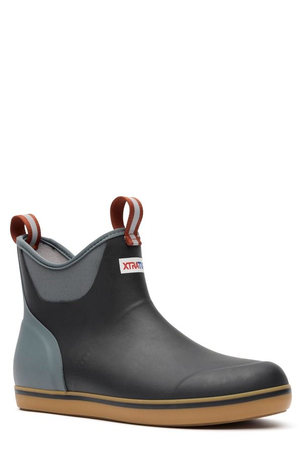 エクストラタフ メンズ シューズ ブーツ・レインブーツ アンクル XTRATUF 6Inch Ankle Deck Boot Black Deep Storm ブラック 26,496円