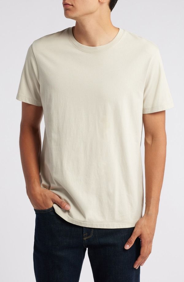 フレーム メンズ トップス Tシャツ コットン FRAME Relaxed Cotton TShirt Washed Off White オフホワイト 27,600円