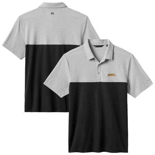 トラビスマヒュー メンズ トップス シャツ Mens TravisMathew GrayBlack San Diego Padres Home Run Leader Polo Gray グレー