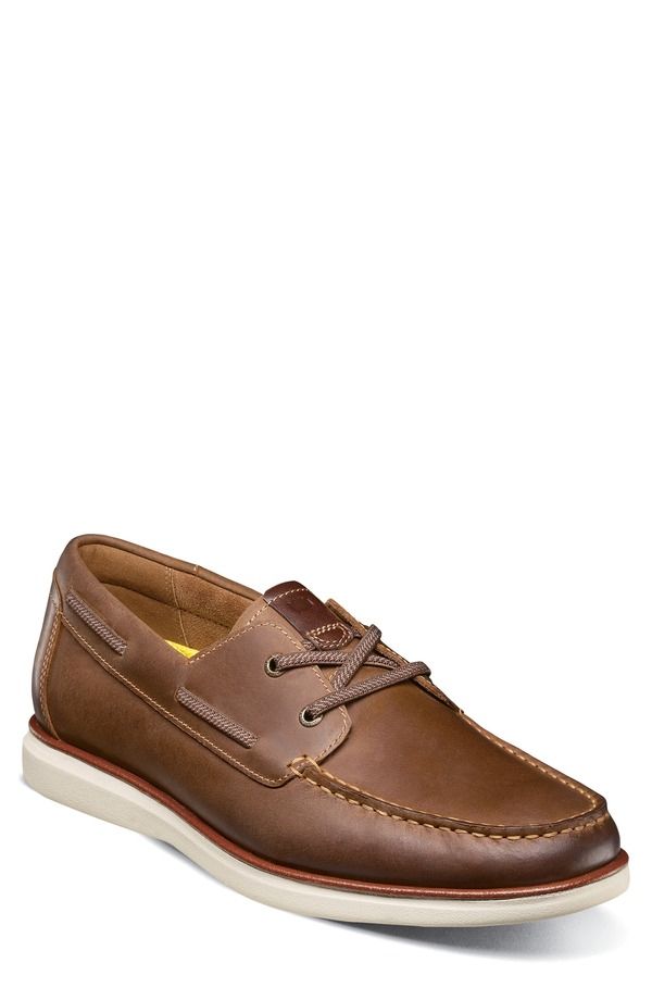 フローシャイム メンズ シューズ Florsheim Tropics Boat Shoe Brown ブラウン