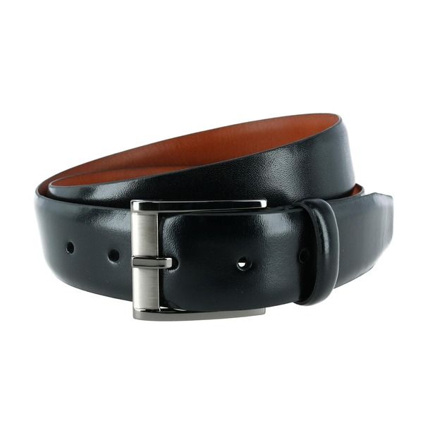 トラファルガー メンズ アクセサリー ベルト レザー Trafalgar Mens Matteo 35mm Feather Edge Leather Dress Belt with Italian Buckle Black ブラック 23,998円