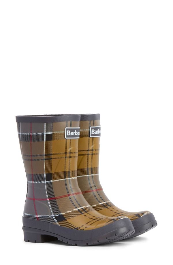 バブアー レディース シューズ ブーツ・レインブーツ Barbour Banbury Rain Boot Dress Tartan
