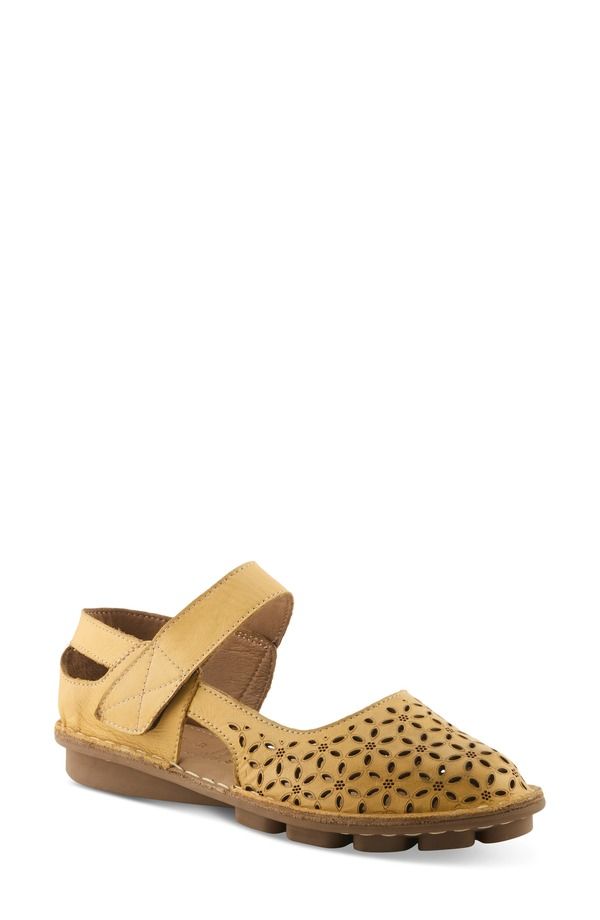 スプリングステップ レディース シューズ パンプス Spring Step Canoya Flat Mustard マスタード
