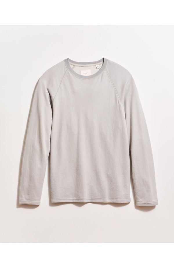 ビリーレイド メンズ トップス シャツ クルーネック コットン Billy Reid Long Sleeve Cotton Modal Crewneck TShirt Silver シルバー 26,134円