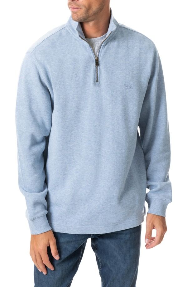 ロッドアンドグン メンズ アウター パーカー・スウェット レギュラーフィット シャツ Rodd Gunn Alton Ave Regular Fit Pullover Sweatshirt Sea Breeze
