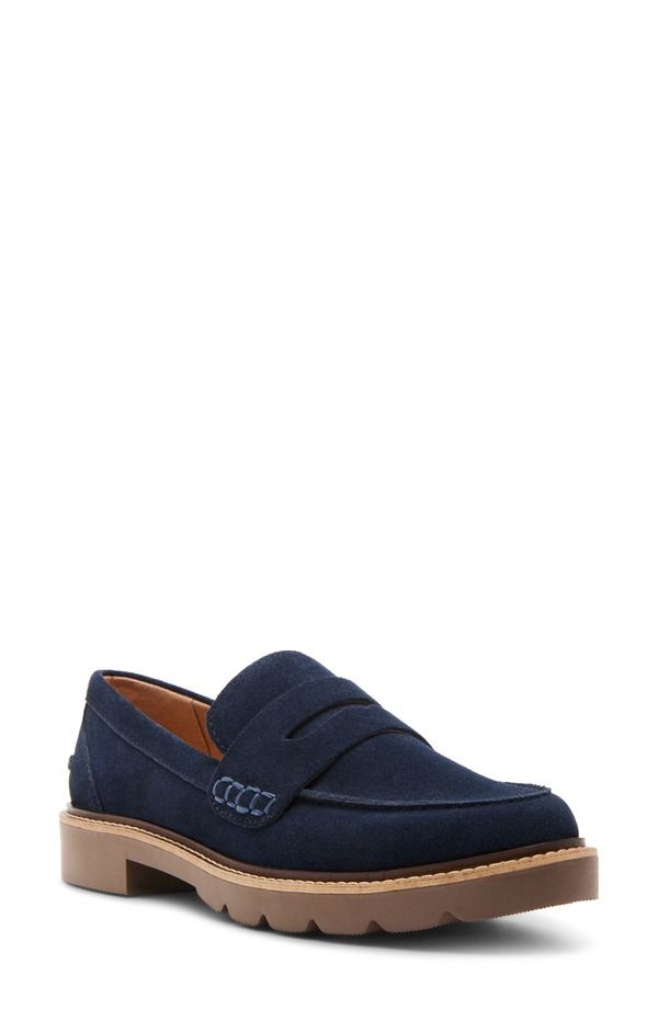 ブロンド レディース シューズ スリッポン・ローファー Blondo Waterproof Penny Loafer Navy Suede ネイビー 26,520円