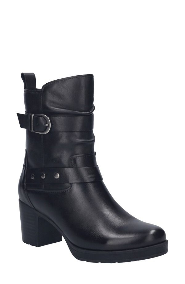 ジョセフセイベル レディース シューズ ブーツ・レインブーツ プラットフォーム Josef Seibel Gloria 07 Platform Bootie Black ブラック