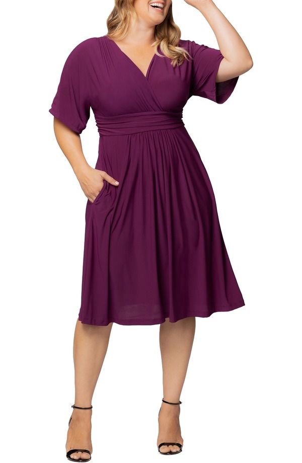 キヨナ レディース トップス ワンピース フラワー柄 ミディ フラワー Kiyonna Gia Floral Midi Dress Azalea