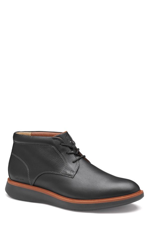 ジョンストンアンドマーフィー メンズ シューズ ブーツ・レインブーツ Johnston Murphy Parker Waterproof Chukka Boot Black Waterproofull Grain ブラック