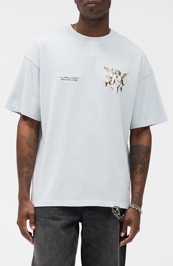 リプレゼント メンズ トップス Tシャツ コットン グラフィック Represent Legacy Cherubs Cotton Graphic TShirt Cloud