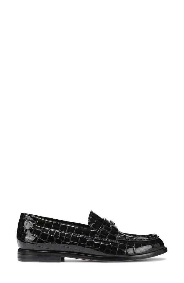 サルトバイフランコサルト レディース シューズ スリッポン・ローファー SARTO by Franco Sarto Riley Bit Loafer Black Croc Patent ブラック サルトバイフランコサルト レディース シューズ スリッポン・ローファー SARTO by Franco Sarto Riley Bit Loafer Black Croc Patent ブラック