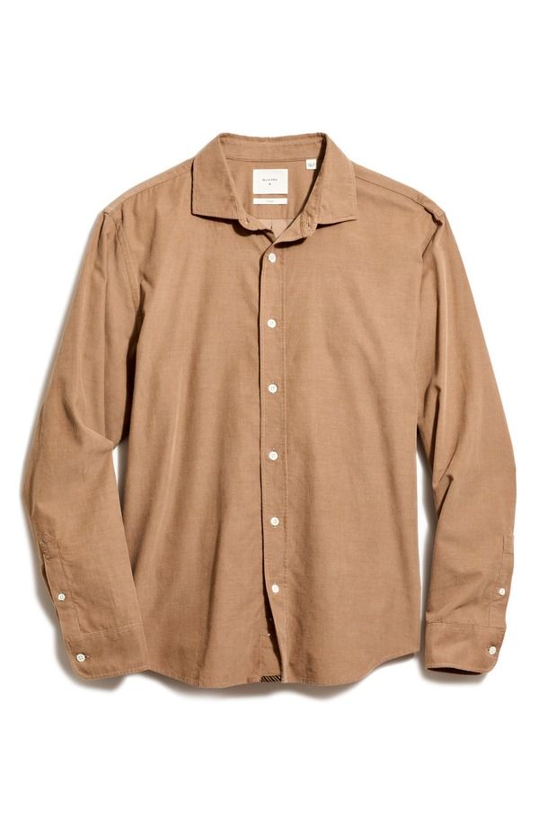 ビリーレイド メンズ トップス シャツ コーデュロイ Billy Reid Cedar Corduroy ButtonUp Shirt Light Brown ブラウン