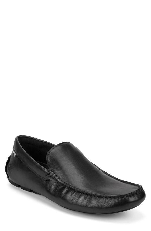 ケネスコール メンズ シューズ ローファー Kenneth Cole New York Theo Moc Toe Driving Loafer Black Charcoal Silver ブラック