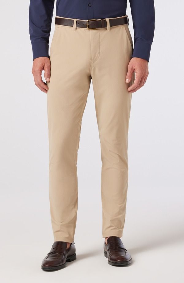 ミズンメイン メンズ ボトムス カジュアルパンツ MizzenMain Helmsman Flat Front Chinos Khaki Solid カーキ