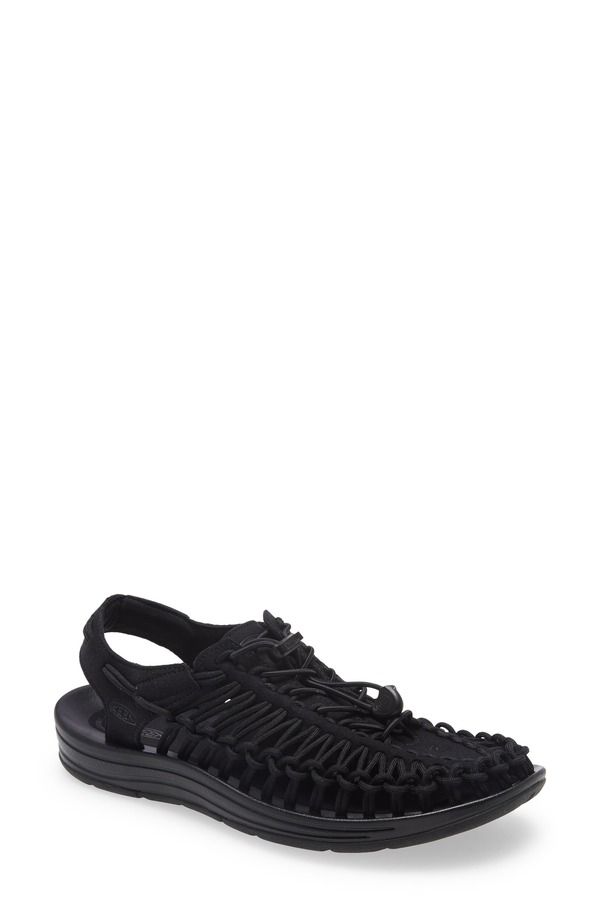 キーン メンズ シューズ サンダル KEEN Uneek TwoCord Sandal Black Black ブラック