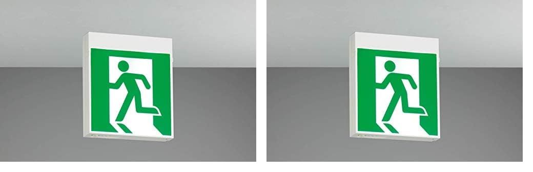 新品 東芝ライテック(Toshiba Lightech) 【工事必要】 LED避難口誘導灯 【片面灯】 ※表示パネル別売※ FBK-10701-LS17 (× 2)