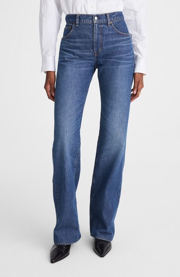 メイドウェル レディース ボトムス デニムパンツ ブーツカット ブーツ ジーンズ Madewell The Relaxed Bootcut Jeans Pleasantville Wash
