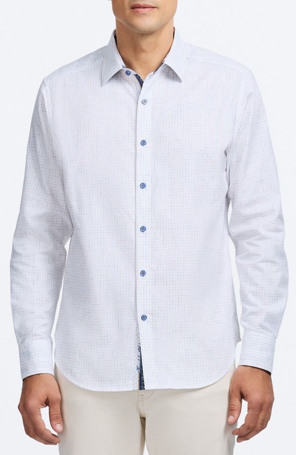 ロバートグラハム メンズ トップス シャツ Robert Graham Camden Classic Fit ButtonUp Shirtan Blue ブルー
