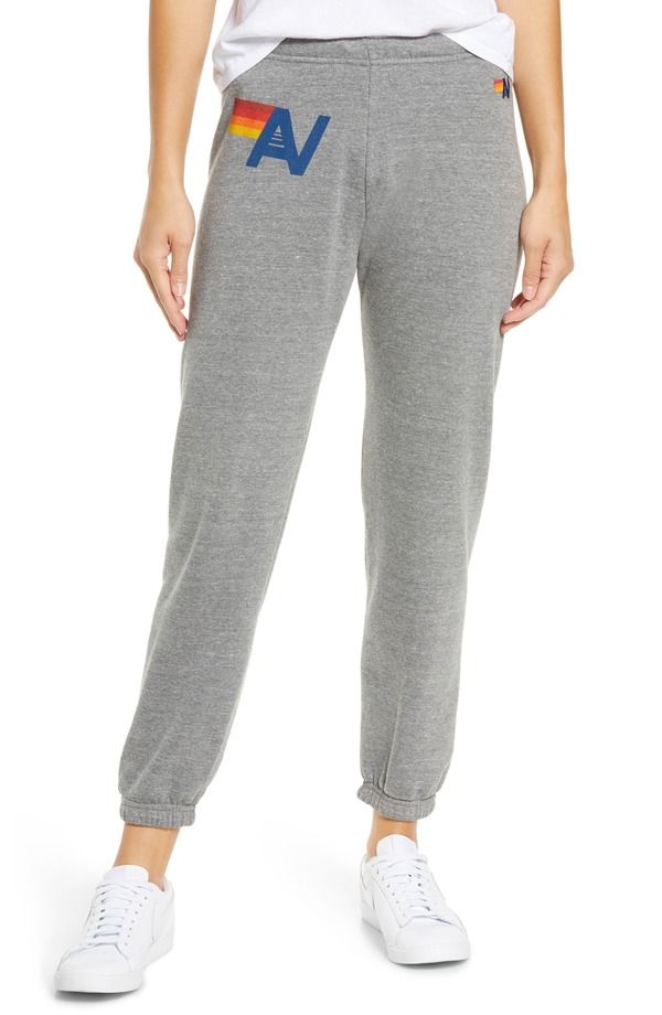 アヴィエイターネイション レディース ボトムス レギンス パンツ スウェットパンツ Aviator Nation AV Sweatpants Heather Grey グレー